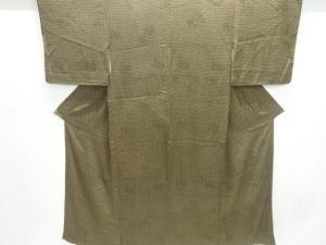 アンティーク　紋錦紗十字模様着物